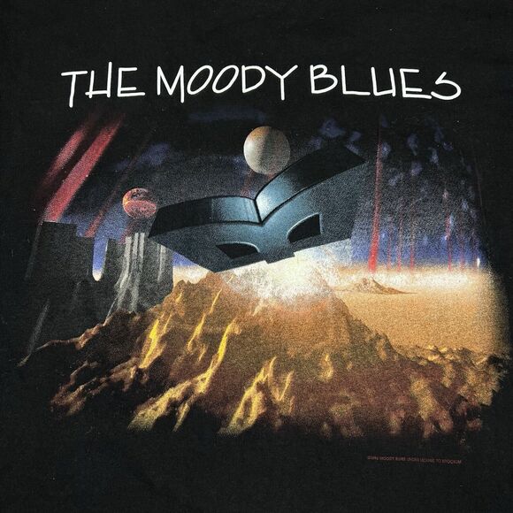 VTG Moody Blues Spring 1996 Tour Concert Tee Brockum Worldwide USA Made Sz Large - Picture 6 of 9